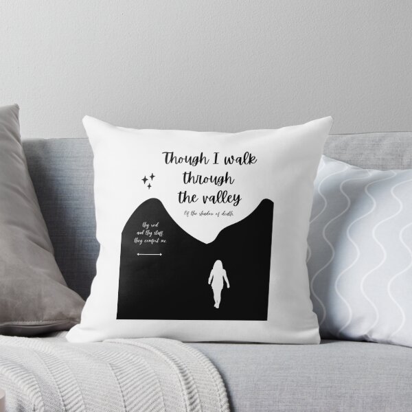 Item preview, Though I walk through the valley. Inspirational Psalm 23 designed and sold by Simpli-fy.