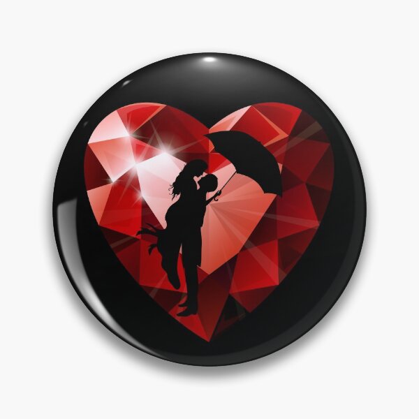 Item preview, A Priceless Love (Ruby Red on Black) designed and sold by PawsitiveMum.