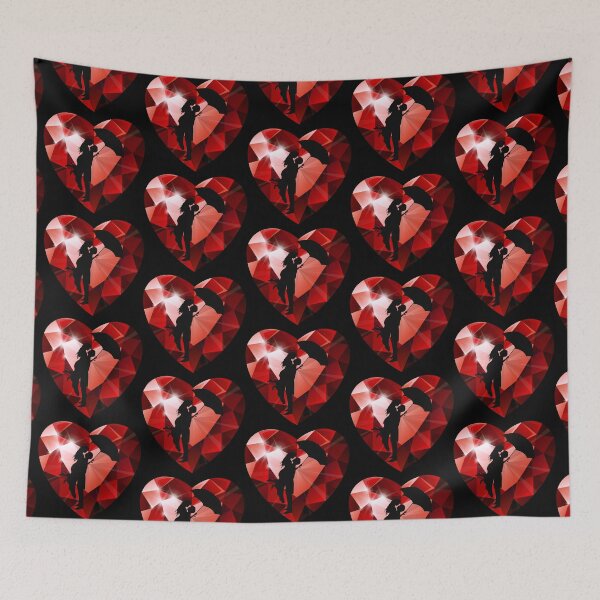 Item preview, A Priceless Love (Ruby Red on Black) designed and sold by PawsitiveMum.