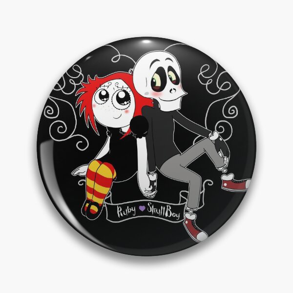 Item preview, Ruby and Skullboy Young Love designed and sold by rose-demon.