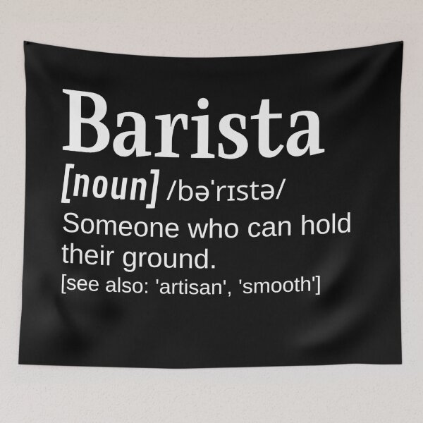 Item preview, Barista Funny Definition Noun Ground Coffee Lovers and Makers designed and sold by DefinitionX.