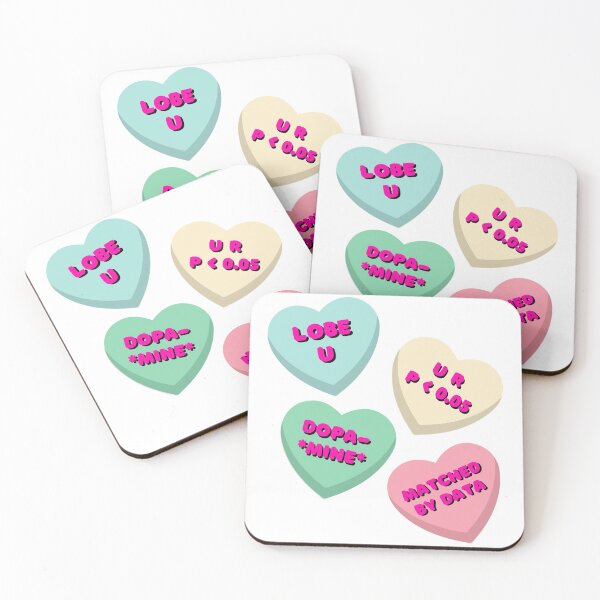 Item preview, Neuroscience Neuropsychology Valentines Day Hearts Funny Gift  designed and sold by MellowSphere.