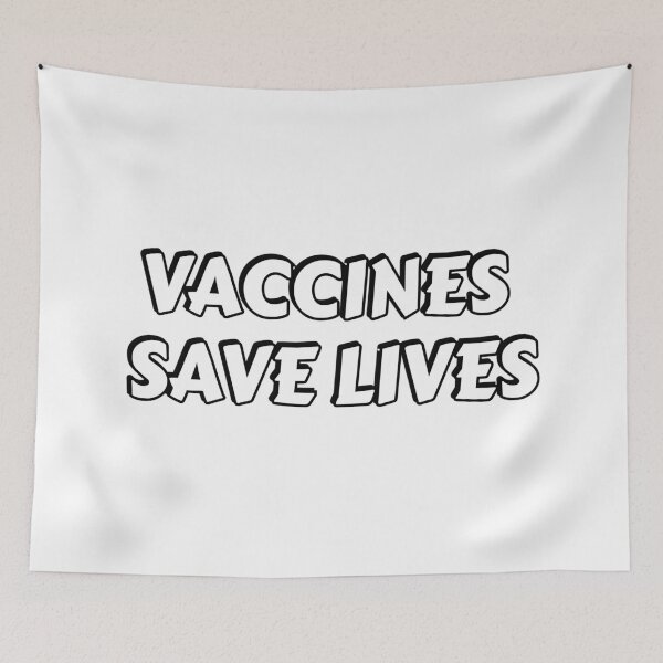 Item preview, VACCINES  SAVE LIVES - get vaccinated designed and sold by Inspirationmotivation.