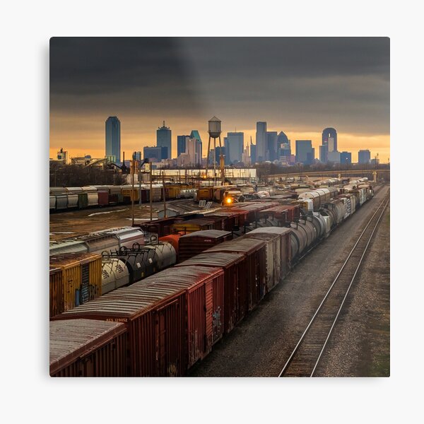 Item preview, South Dallas Train Yard Skyline designed and sold by josephhaubert.