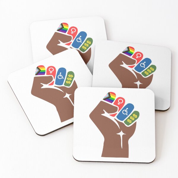 Item preview, Activism Fist for BLM, Pride, Feminism, Disability Rights, and Classism designed and sold by EmKibs.