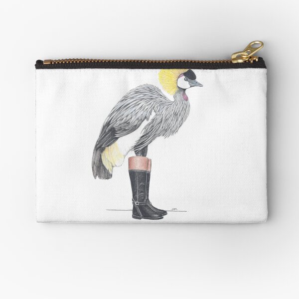 Item preview, African Crowned Crane in Riding Boots designed and sold by JimsBirds.