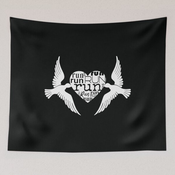 Item preview, Run - Birds & Heart designed and sold by blumato.