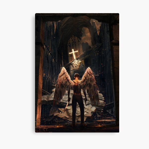 Vista previa del artículo con la obra «ángel caido », diseñado y vendido por Gasai-Ryan.