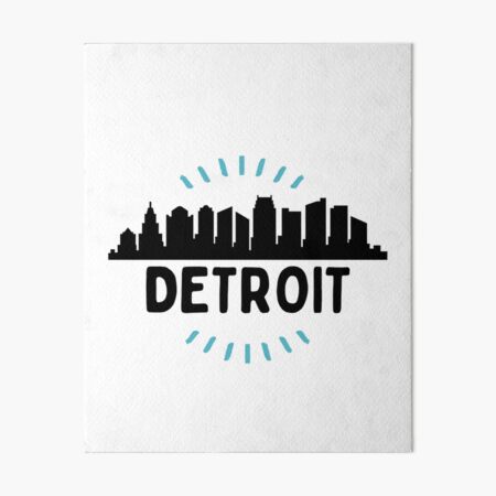Artikel-Vorschau von Wolkenkratzer Skylines von Detroit City, designt und verkauft von AndrewTcreator.