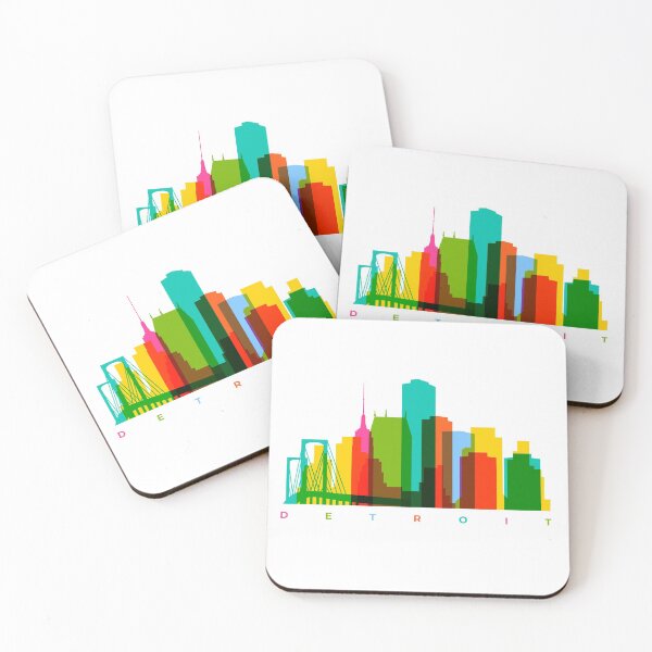 Item preview, Detroit City Skyline designed and sold by CreationFirm.
