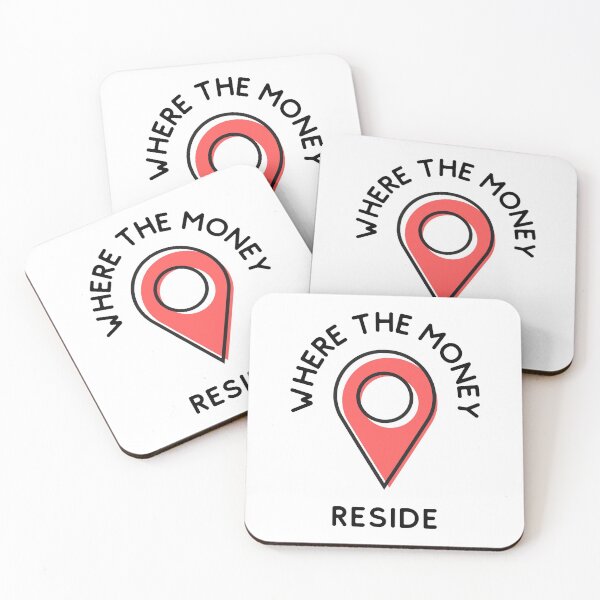 Item preview, Where The Money Reside | Cash | Free | Coins designed and sold by itsokaybyme.