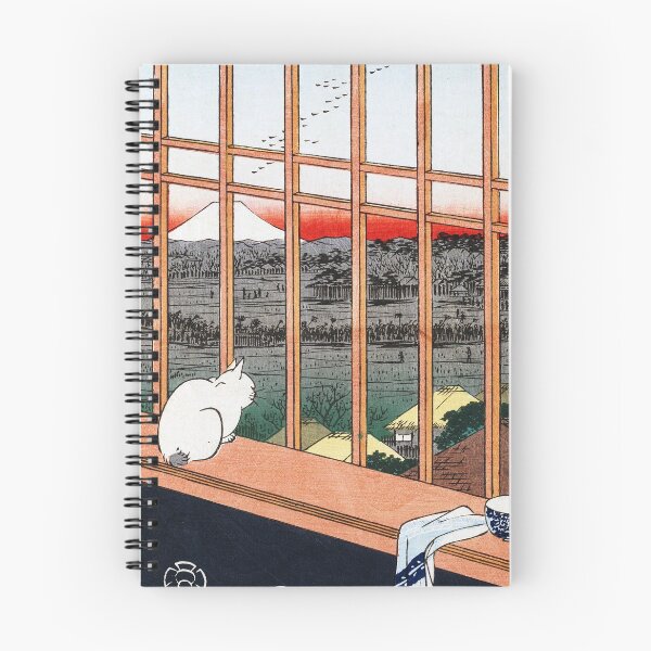 Item preview, Utagawa Hiroshige Japanese Woodblock Cat Print designed and sold by Epitome Girl.