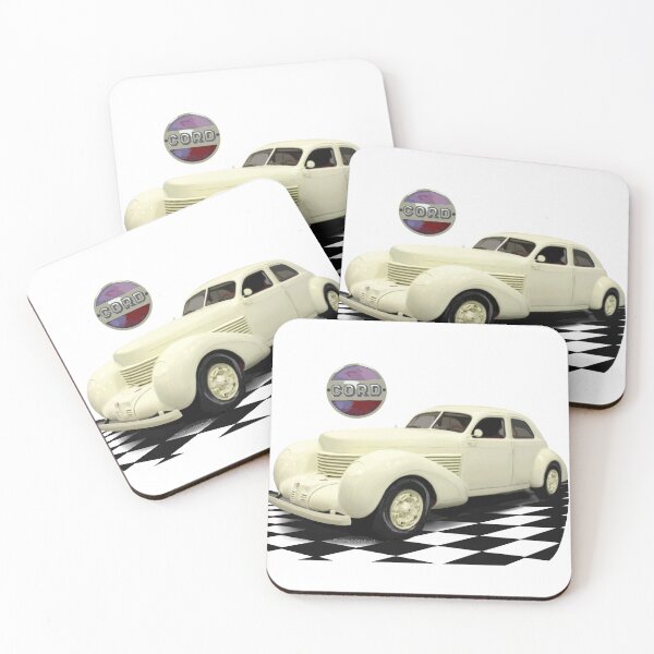 Item preview, Painting of a 1936 Cord designed and sold by MamaODea.