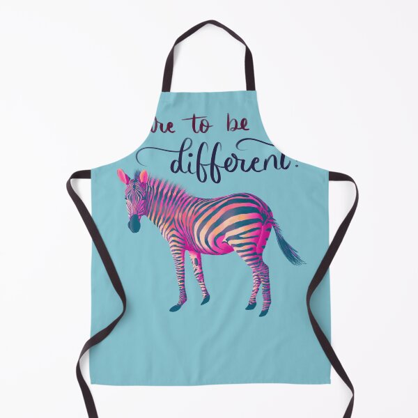 Item preview, Dare to be Different - Pink & Blue on Turquoise designed and sold by creativebakergb.