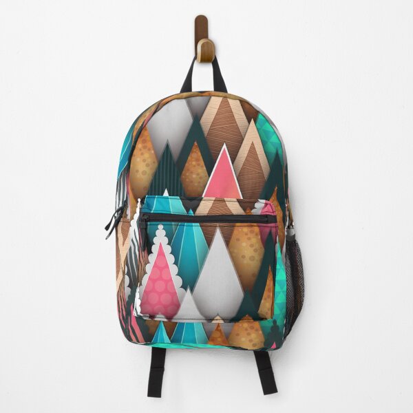 Item preview, geometric triangles with colorful seamless pattern designed and sold by Motivationftp.