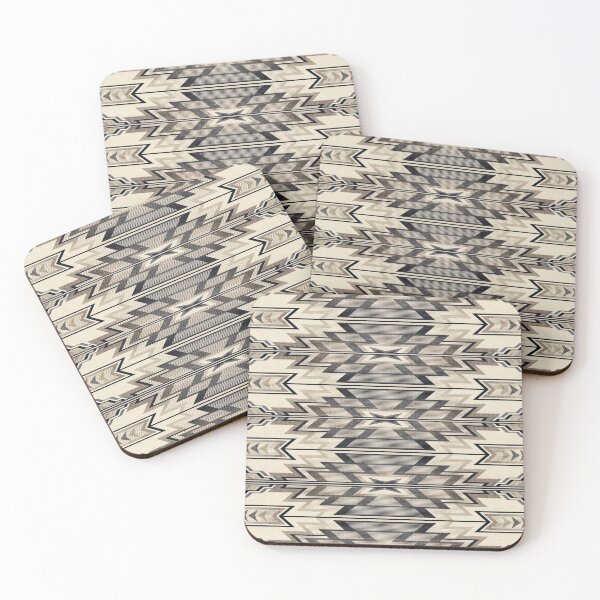 Item preview, Southwest Blanket Rug in slate grey designed and sold by Giddygoatthe3rd.