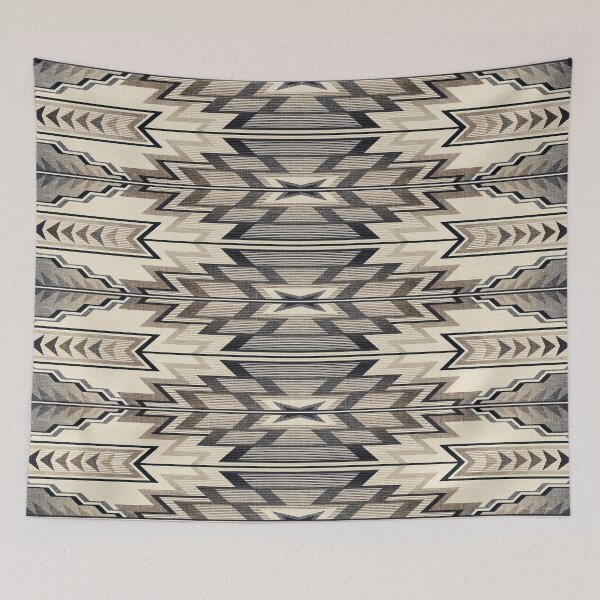 Item preview, Southwest Blanket Rug in slate grey designed and sold by Giddygoatthe3rd.