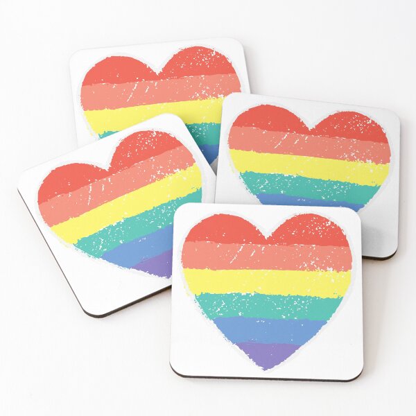Item preview, Gay Pride Loveheart designed and sold by BitsndPieces.