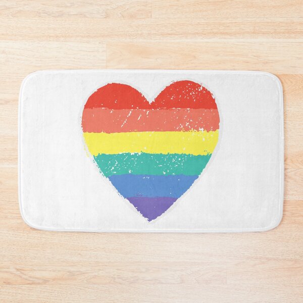 Item preview, Gay Pride Loveheart designed and sold by BitsndPieces.