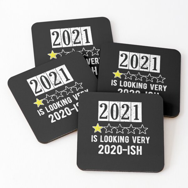 Item preview, 2021 is looking very 2020-ish 2020ish Funny Bad Year One Star Rating designed and sold by RainbowPandas.
