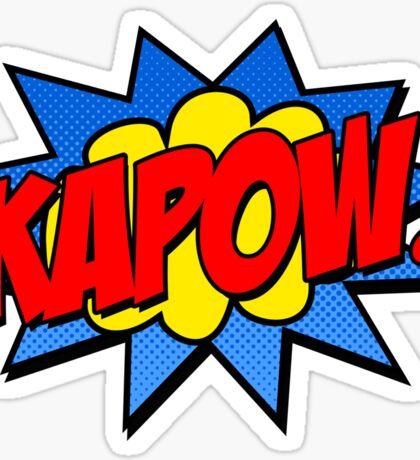 Batman Kapow: Stickers | Redbubble