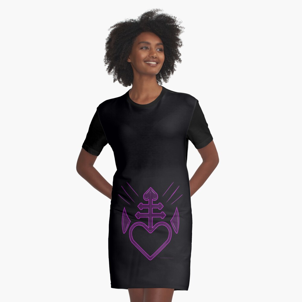 Item preview, Graphic T-Shirt Dress designed and sold by batweasel.
