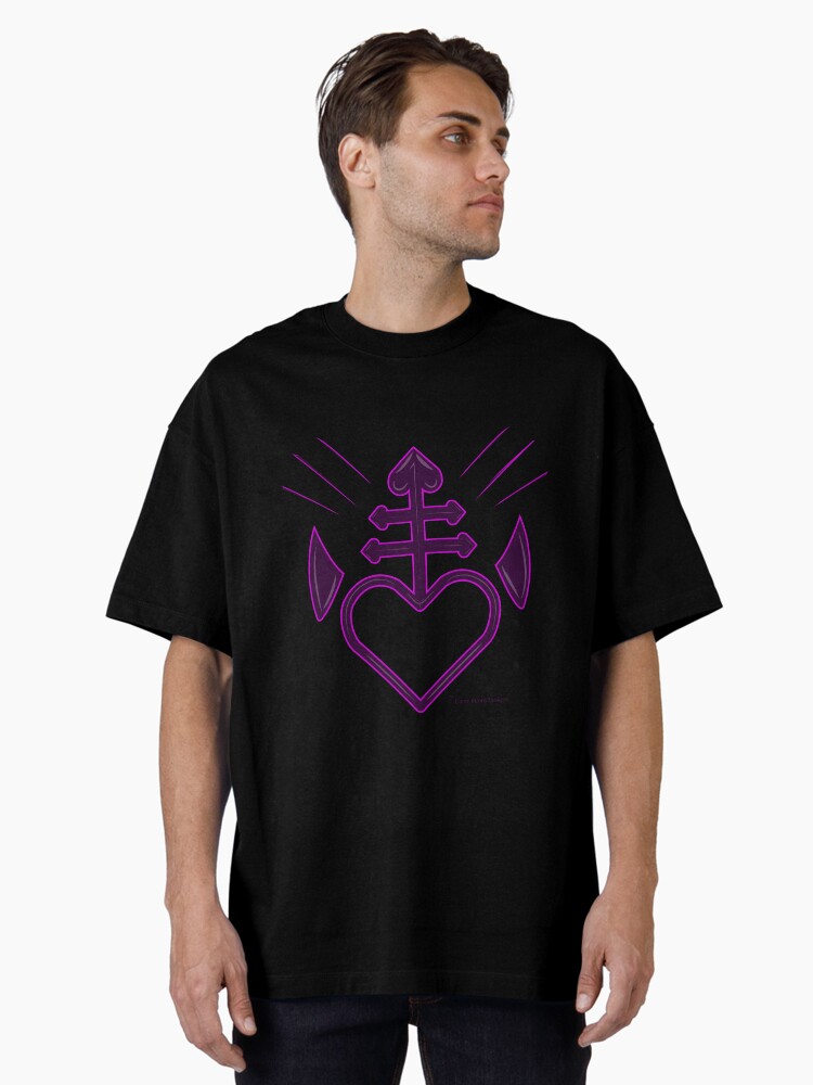 Thumbnail 2 of 7, Oversized T-Shirt, Icon of Loving Chaos designed and sold by batweasel.