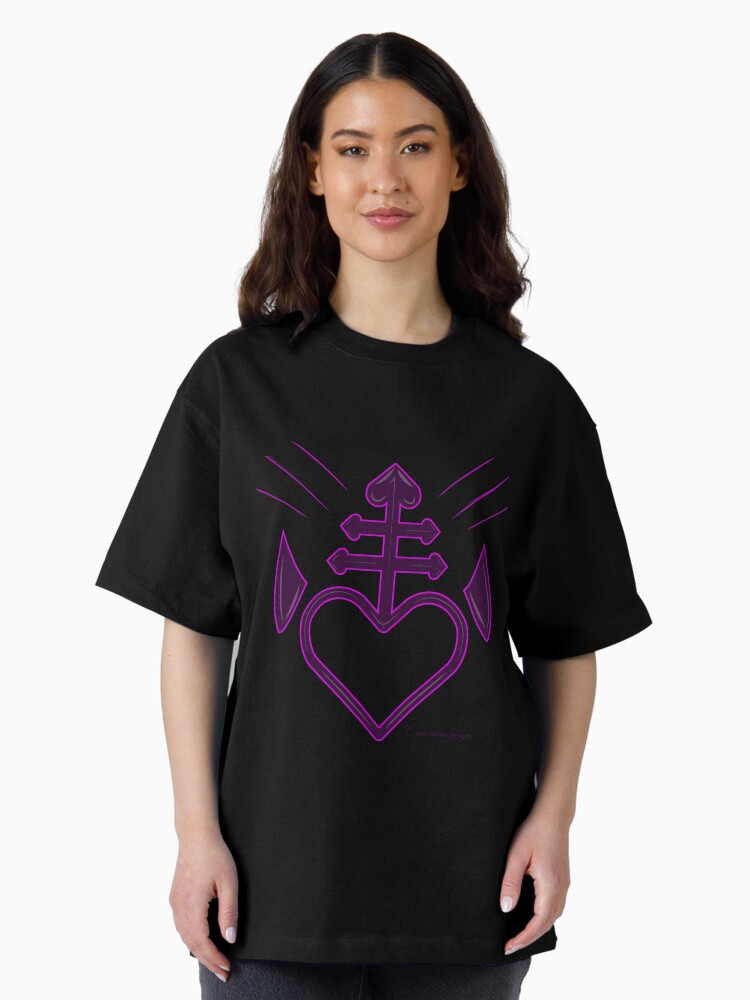 Thumbnail 1 of 7, Oversized T-Shirt, Icon of Loving Chaos designed and sold by batweasel.