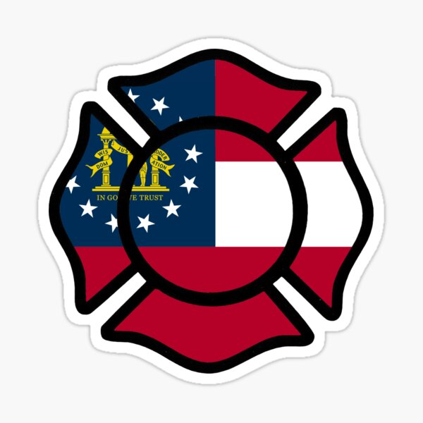 Artikel-Vorschau von Georgia Feuerwehrmann Malteserkreuz, designt und verkauft von Bbenn28.