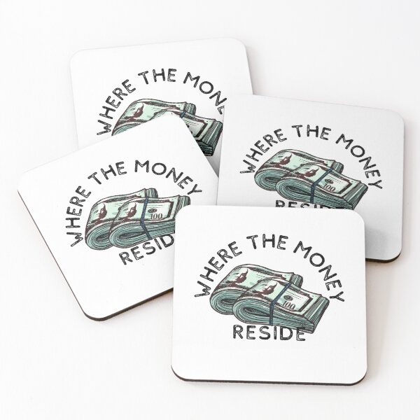 Item preview, Where The Money Reside | Cash | Free | Coins designed and sold by itsokaybyme.