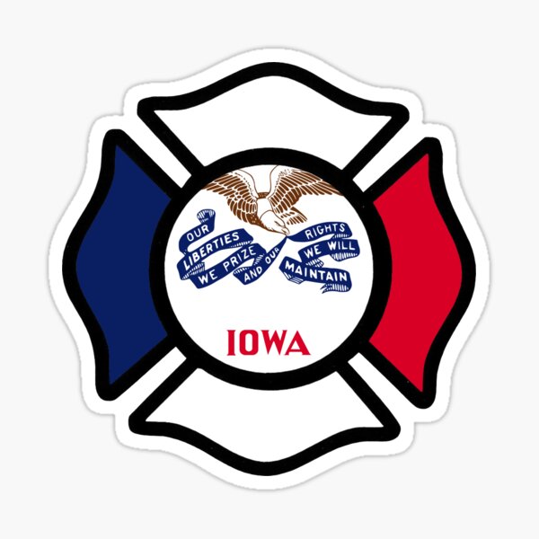Artikel-Vorschau von Iowa Feuerwehrmann Malteserkreuz, designt und verkauft von Bbenn28.