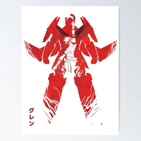 A Legacy Grey Version:Tengen Toppa Gurren Lagann Anime/Manga Poster for  Sale by vertei