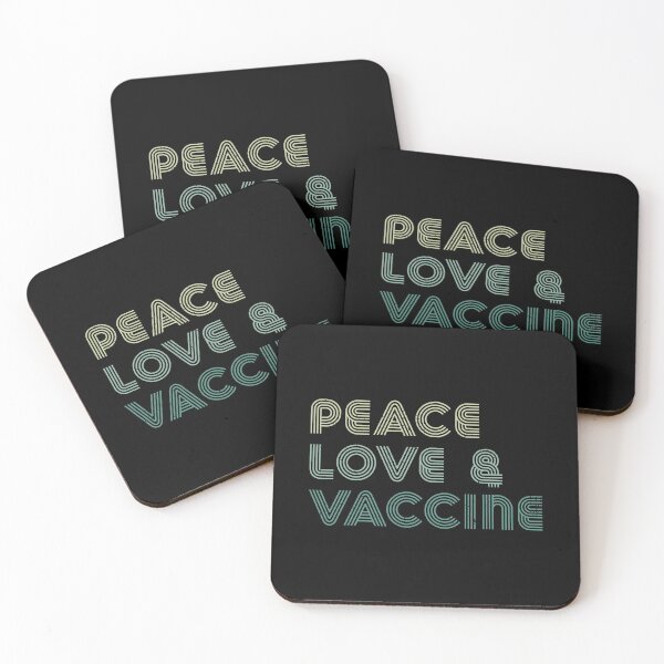 Item preview, Peace Love And Vaccines I'm Vaccinated 2021 designed and sold by RandomStuffShop.