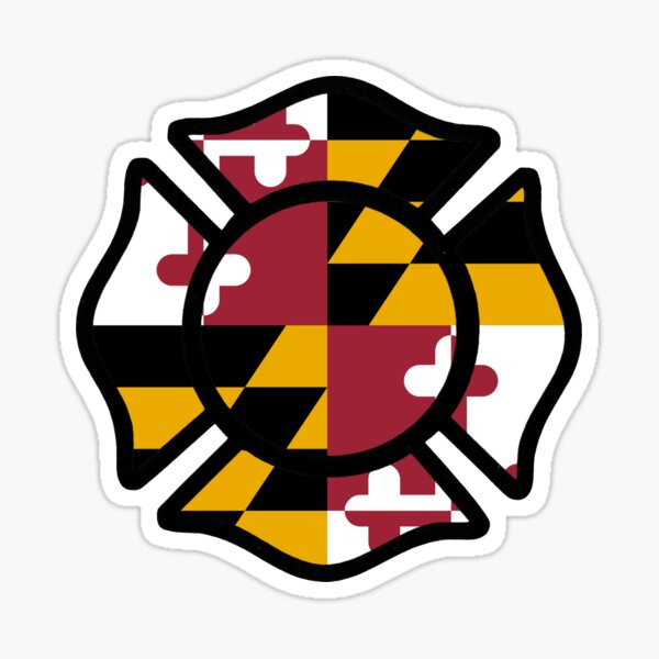 Artikel-Vorschau von Maryland Feuerwehrmann Malteserkreuz, designt und verkauft von Bbenn28.