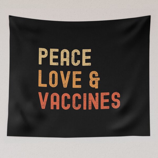 Item preview, Peace Love And Vaccines I'm Vaccinated 2021 designed and sold by RandomStuffShop.