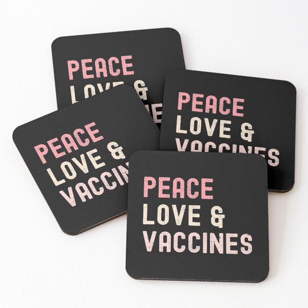 Item preview, Peace Love And Vaccines I'm Vaccinated 2021 designed and sold by RandomStuffShop.
