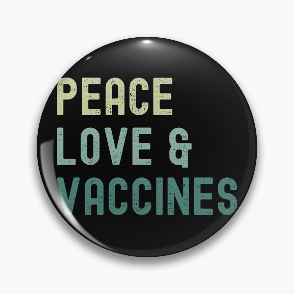 Item preview, Peace Love And Vaccines I'm Vaccinated 2021 designed and sold by RandomStuffShop.
