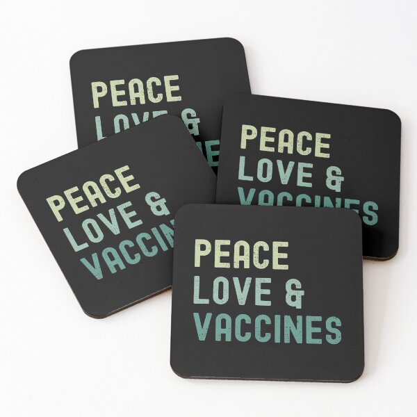 Item preview, Peace Love And Vaccines I'm Vaccinated 2021 designed and sold by RandomStuffShop.
