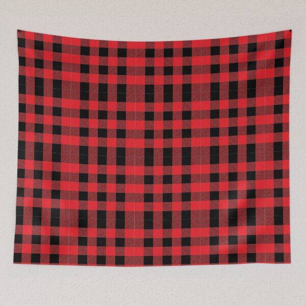 Item preview, Red-Black Plaid designed and sold by Art-Bandits.