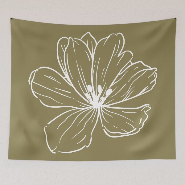 Item preview, #56- A white flower in your private garden. Simple and original - Kook Art designed and sold by KookArt.
