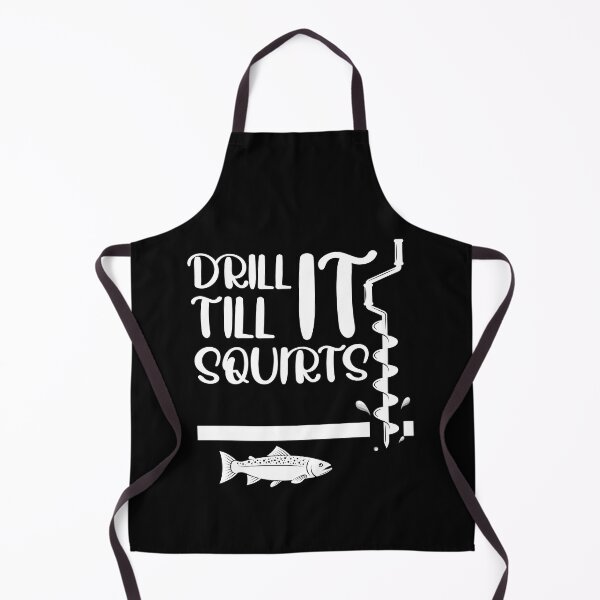 Item preview, Drill It Till It Squirts fishing shirts for men designed and sold by aubb7.