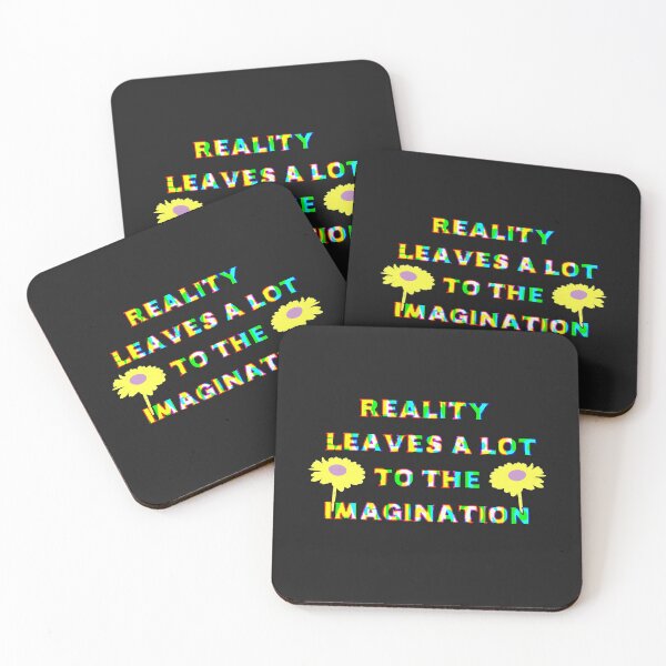 Item preview, John Lennon Quote Reality Leaves A Lot To The Imagination  designed and sold by DesignsofNote.