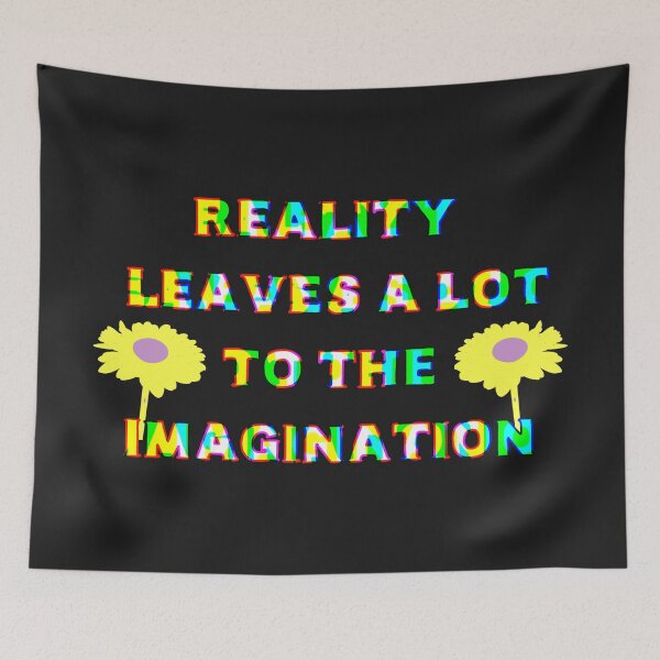 Item preview, John Lennon Quote Reality Leaves A Lot To The Imagination  designed and sold by DesignsofNote.