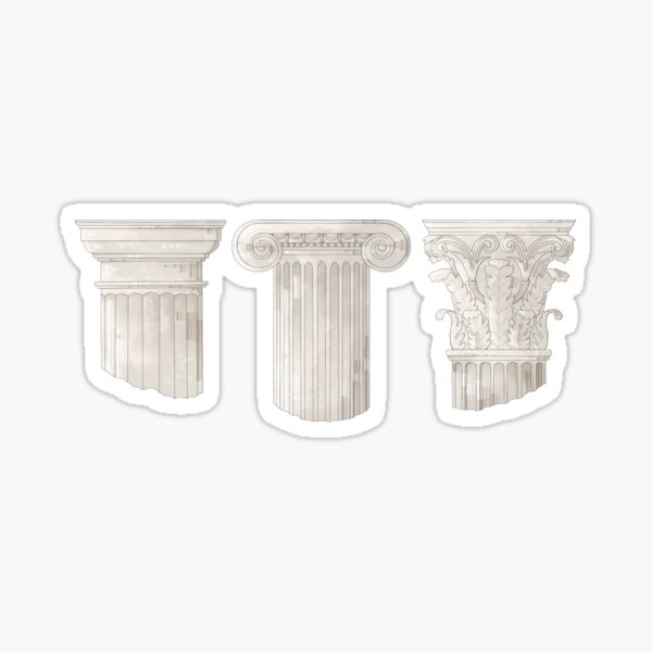Item preview, Greek columns designed and sold by Altmoth.