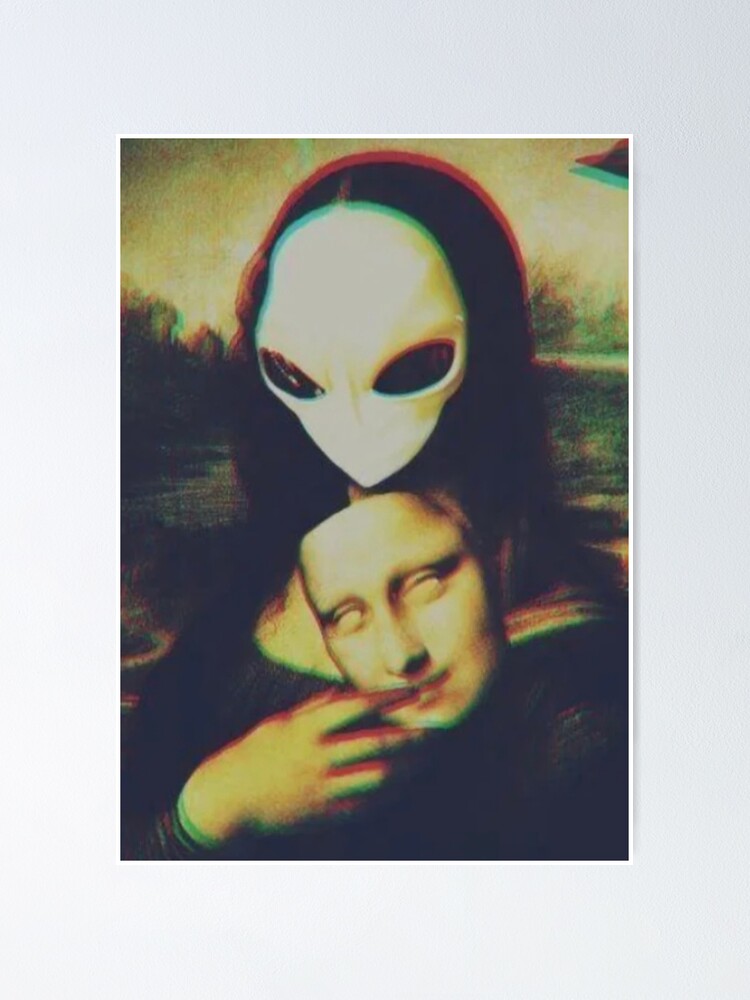 Póster for Sale con la obra «Alien Mona Lisa» de Jaidaoele | Redbubble