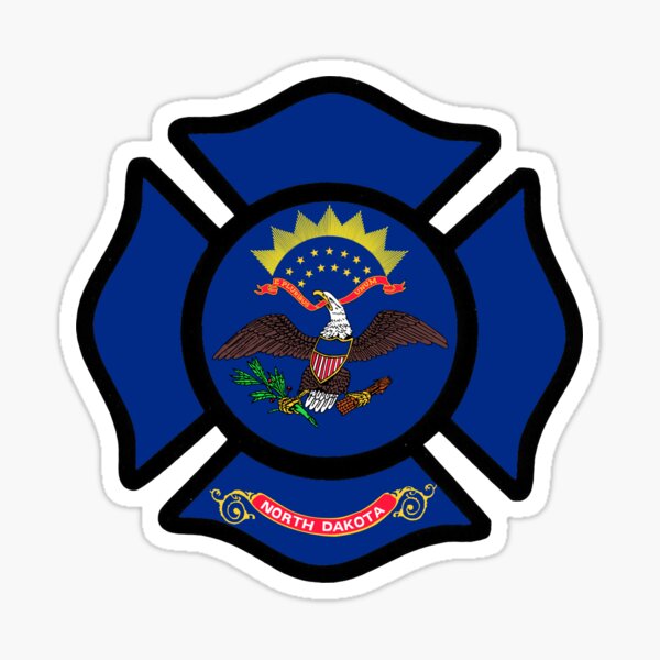 Artikel-Vorschau von North Dakota Feuerwehrmann Malteserkreuz, designt und verkauft von Bbenn28.