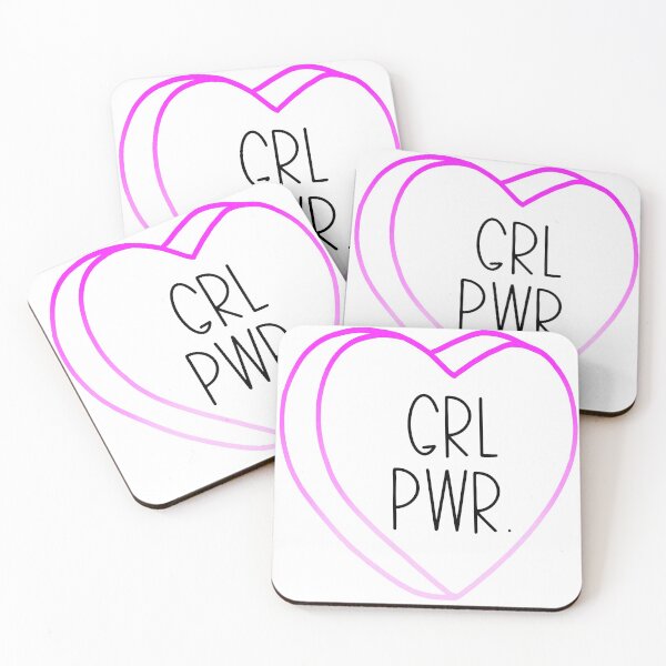 Item preview, GRL PWR Conversation Heart  designed and sold by AWardStickers.