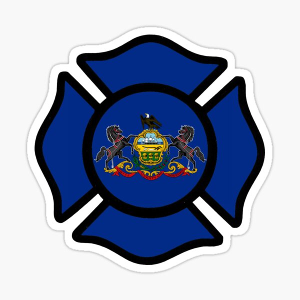 Artikel-Vorschau von Pennsylvania Firefighter Malteserkreuz, designt und verkauft von Bbenn28.