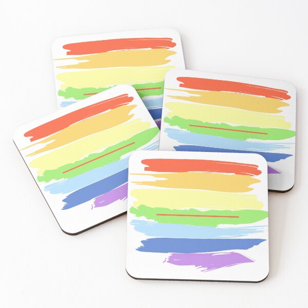 Item preview, rainbow paint streaks designed and sold by BitsndPieces.