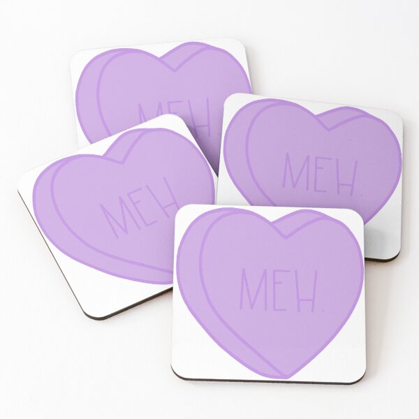 Item preview, Meh Conversation Heart  designed and sold by AWardStickers.